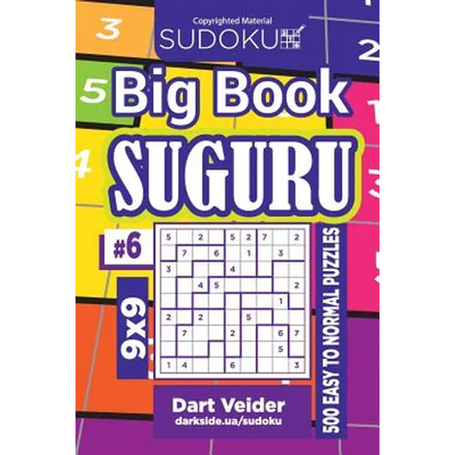 Sudoku Big Book Suguru - 500 Easy to Normal Puzzles 9x9 (Volume 6) - Paperback