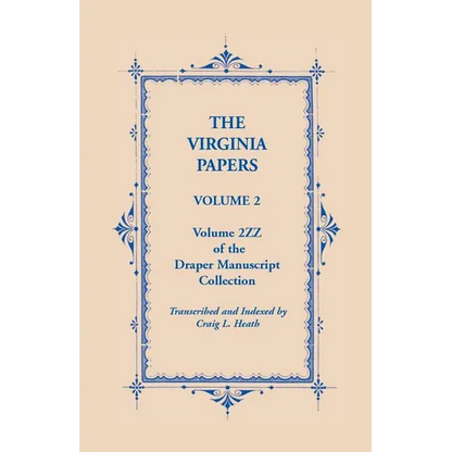The Virginia Papers, Volume 2, Volume 2zz of the Draper Manuscript Collection - Paperback