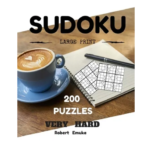 Sudoku Large Print 200 Puzzles Very Hard: Puzzles Books (Very Hard) - Paperback