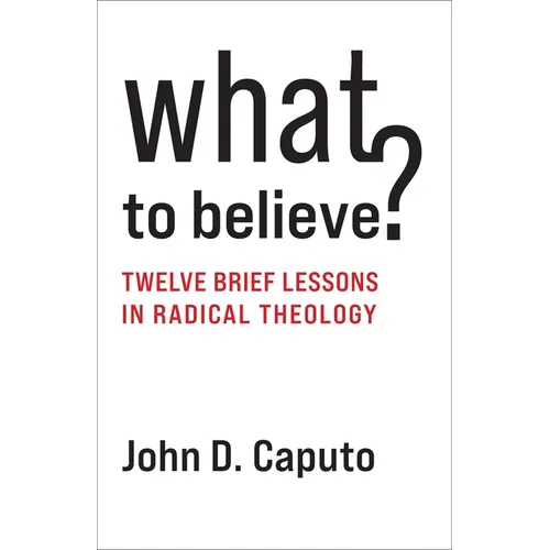 What to Believe?: Twelve Brief Lessons in Radical Theology - Paperback