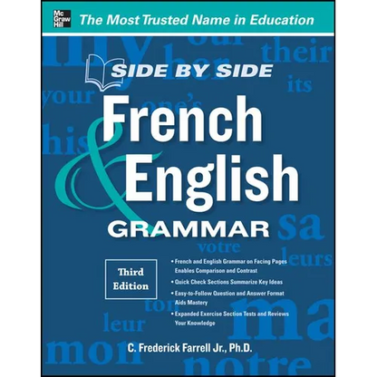 Side-By-Side French and English Grammar, 3rd Edition - Paperback