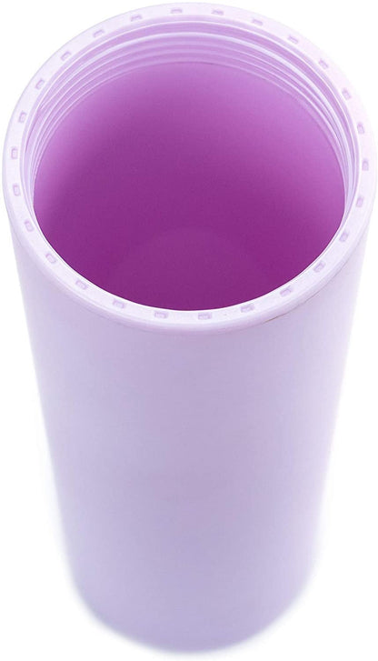 Pastel Straight Blank Tumblers, 16 oz Matte Tumblers, Double Wall Acrylic Tumbler With Straw and Screw Lid