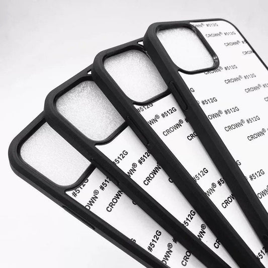 Sublimation Apple iPhone 11, 12 Mini, Pro, Pro Max Cell Phone cover TPU Non slip Black Covers