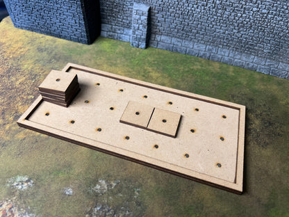 Pre-Magnetized Movement Trays with Bases 30x60mm