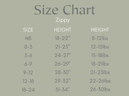 Oopsie Daisy Bamboo Zippy Romper - Bamboo Baby Pajamas - Purple Floral Flower Print Girl Newborn Baby
