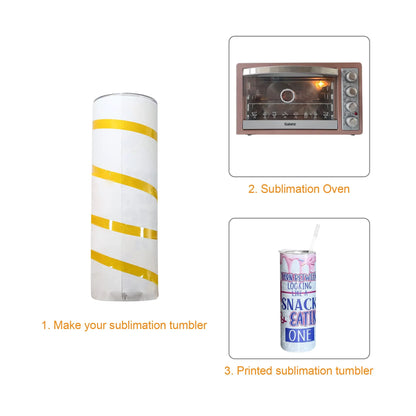 Sublimation 25 Pack 20oz Blank Gloss or Matte White Straight Stainless Tumblers Tumbler Coffee Cup w/straw, & box