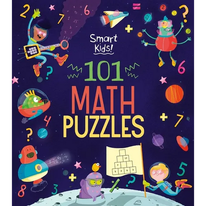 Smart Kids! 101 Math Puzzles - Paperback