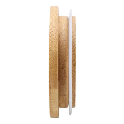 12oz 16oz & 25oz Glass can jars or tumbler bamboo replacement lids