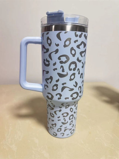 40oz Cheetah Leopard Laser Etched Stainless Tumbler