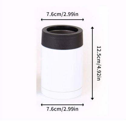 50 pack 12oz Blank Sublimation Tumbler Can Cooler Soda Beer Double-Wall Stainless Vacuum Beer Holder for Standard soda Cans