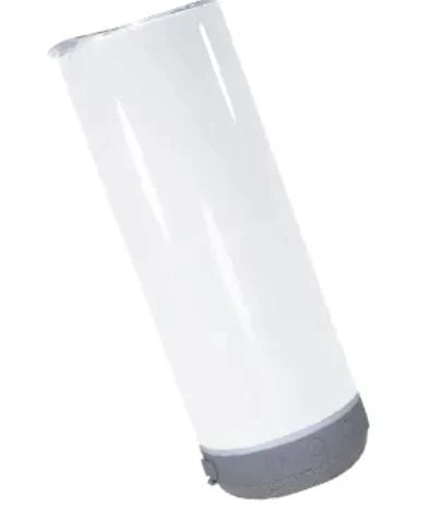 Bulk Pack 20oz Sublimation Bluetooth speaker tumbler. Music Tumblers W/ Lid, Speaker & Straw
