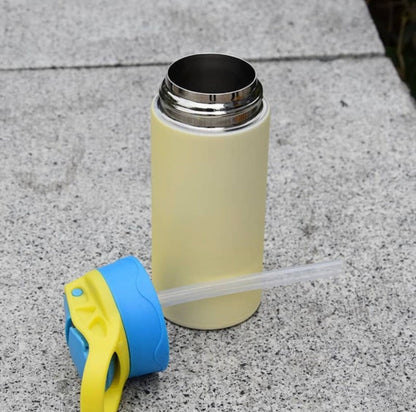 UV Color Change & Glow in Dark 12oz Blank Sublimation Sippy Cup Straight Stainless Kids Drinking Tumbler Sport Water Bottles
