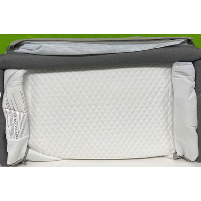 SYCYH Baby Bassinet, Bedside Sleeper for Baby with Comfy Mattress, Adjustable Bedside Crib with 9 Height Positions, Easy to Assemble Bassinets for Baby