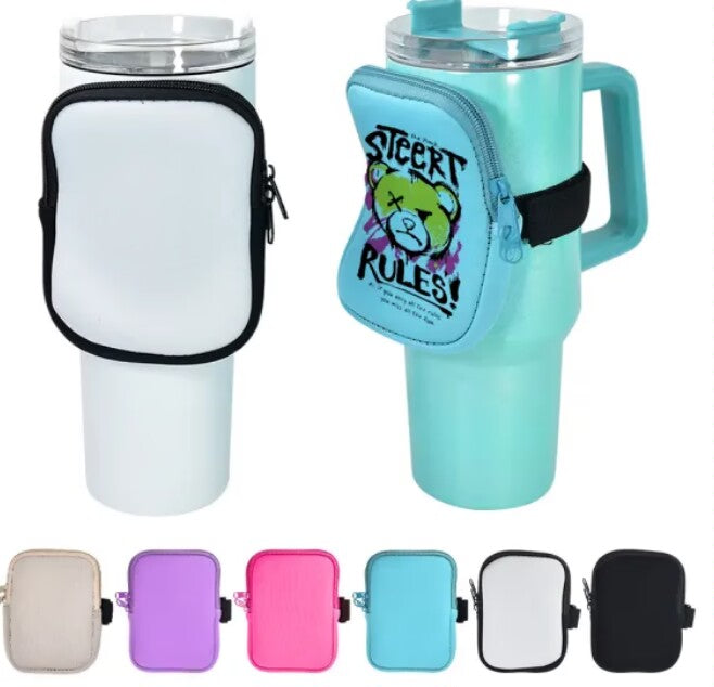 Sublimation Neoprene Fanny pack pouch with adjustable