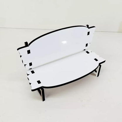 Sublimation Blank MDF memorial benches blank wooden ornament (3 Styles)