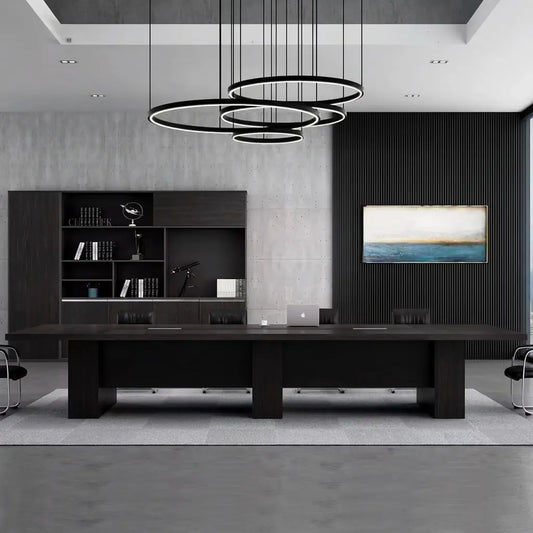 Hendley · Black Conference Room Table