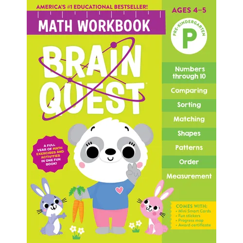 Brain Quest Math Workbook: Pre-Kindergarten - Paperback