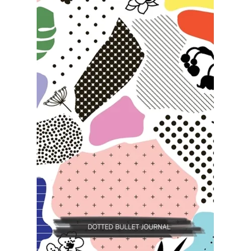 Abstract Multicolor - Dotted Bullet Journal: Medium A5 - 5.83X8.27 - Paperback