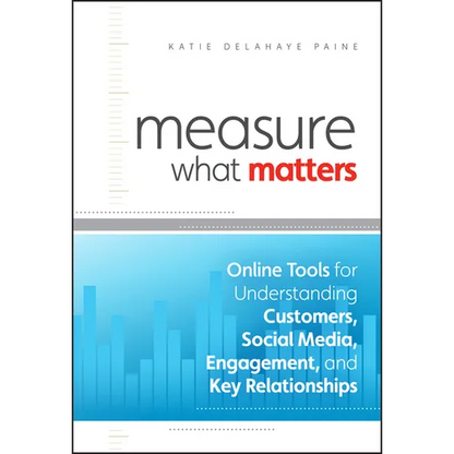 Measure What Matters: Online Tools for Understanding Customers, Social Media, Engagement, and Key Relationships - Hardcover