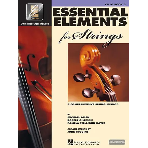 Essential Elements for Strings Cello Book 2 W/Eei Comprehensive Method for Beginner and Intermed - Paperback