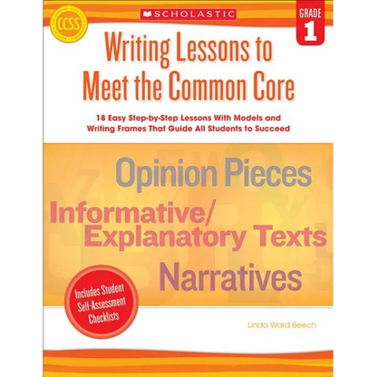 Writing Lessons to Meet the Common Core, Grade 1 - Paperback