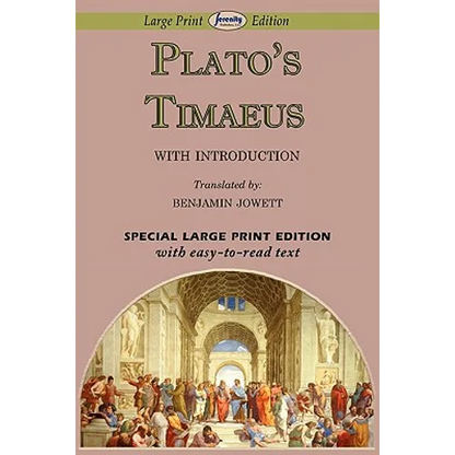 Timaeus (Large Print Edition) - Paperback