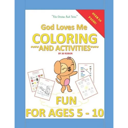 God Loves You Coloring and Activities Book - Paperback