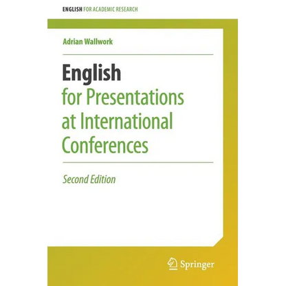English for Presentations at International Conferences - Paperback