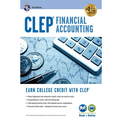 Clep(r) Financial Accounting Book + Online - Paperback