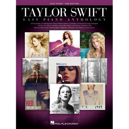 Taylor Swift Easy Piano Anthology - 2nd Edition: Easy-Level Song Arrangements with Lyrics - Paperback