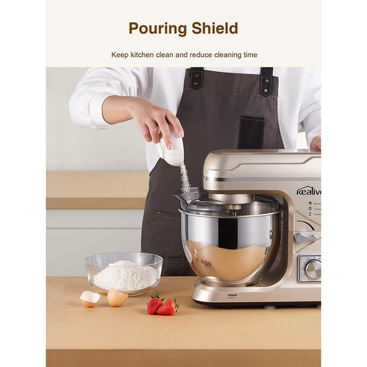 Kealive Stand Mixer - Electric Food Mixer Kitchen with 5.5QT