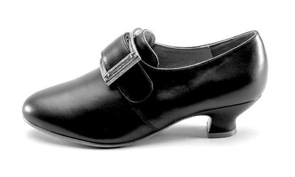 Kensington 18th Century Leather Shoes (Black)