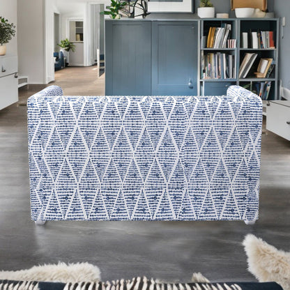 Boho Indigo Blue Slipcover – Compatible with IKEA Knopparp Sofa (3-Seater)