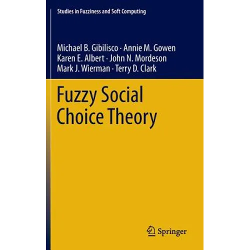 Fuzzy Social Choice Theory - Hardcover