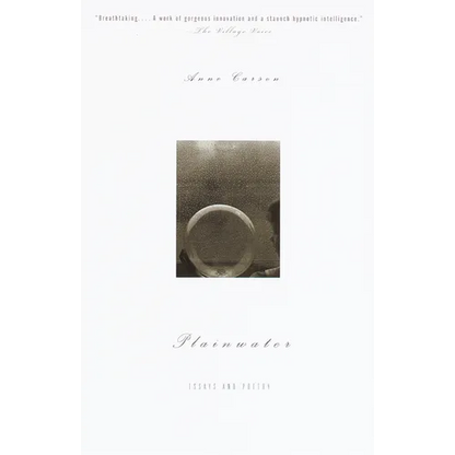 Plainwater: Essays and Poetry - Paperback