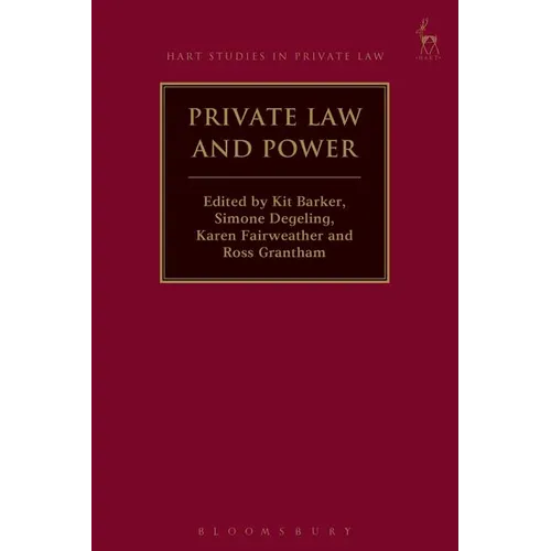 Private Law and Power - Paperback