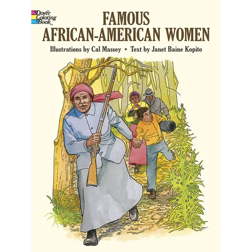 Famous African-American Women Coloring Book - Paperback