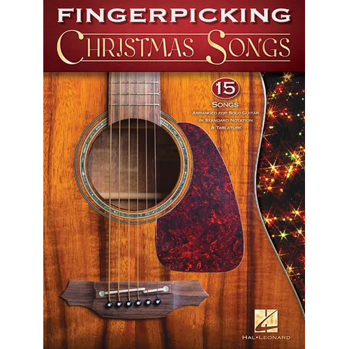 Fingerpicking Christmas Songs: 15 Songs Arranged for Solo Guitar in Standard Notation & Tab - Paperback