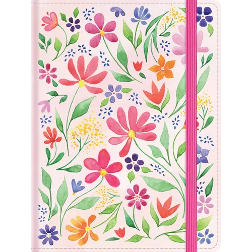 Rvr 1960 Biblia de Apuntes Tamaño Personal, Floreada Tela Impresa - Imitation Leather