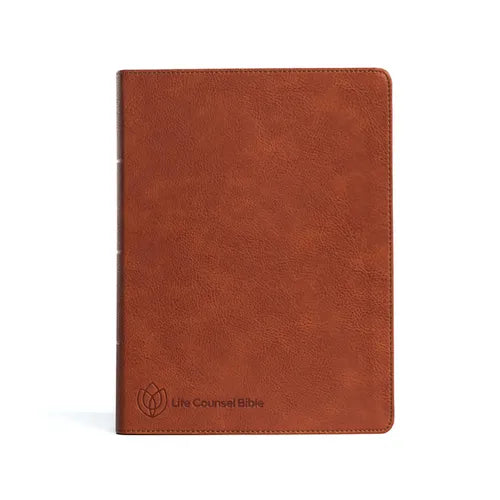 CSB Life Counsel Bible, Burnt Sienna Leathertouch: Practical Wisdom for All of Life - Imitation Leather