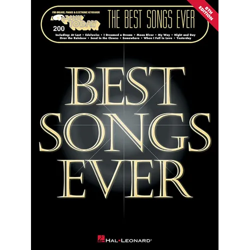 The Best Songs Ever - 8th Edition (E-Z Play Today Volume 200) - Paperback