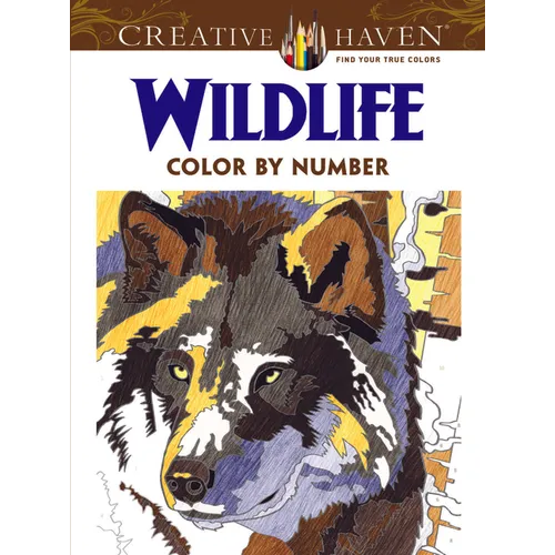 Creative Haven Wildlife Color by Number Coloring Book - Paperback