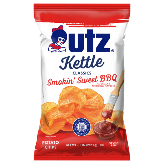 Utz Kettle Classics Smokin' Sweet BBQ Potato Chips