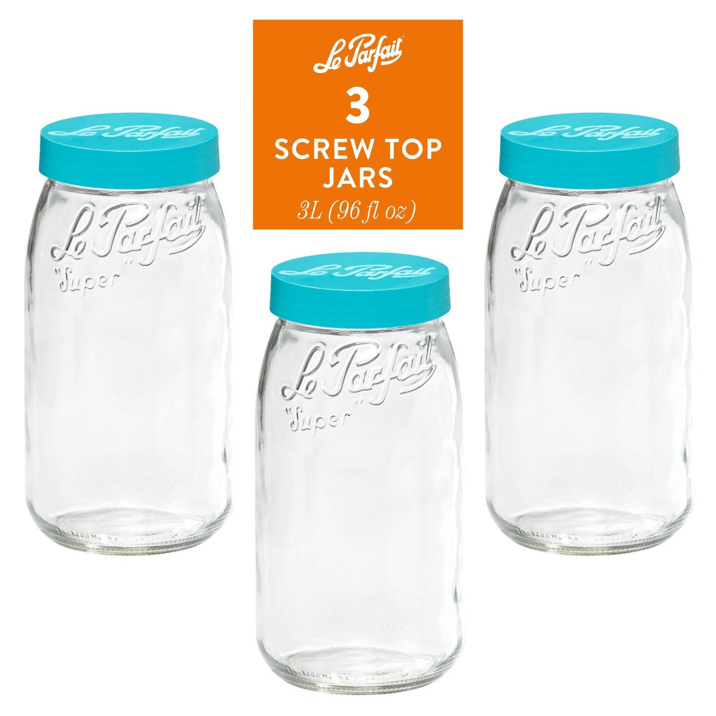 Le Parfait Screw Top Jars