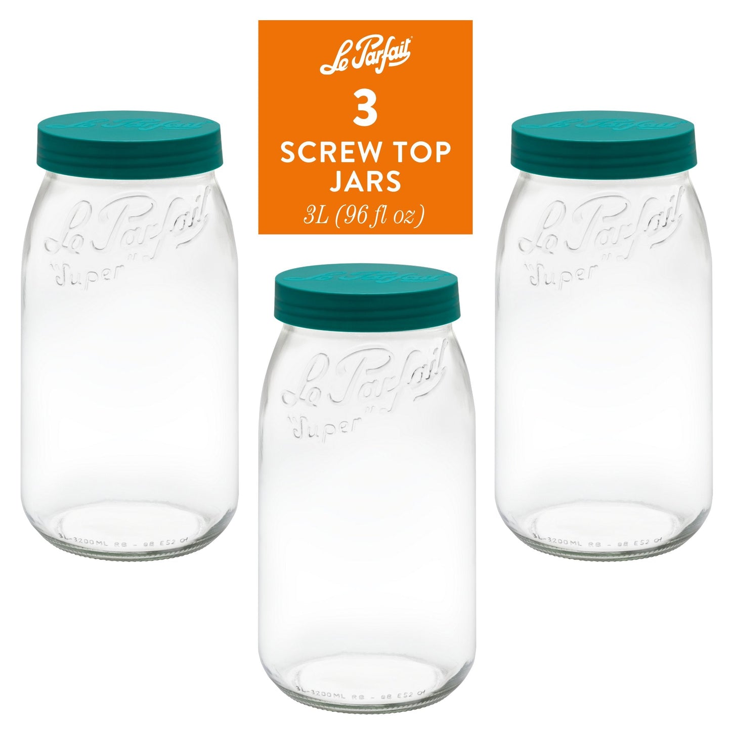 Le Parfait Screw Top Jars