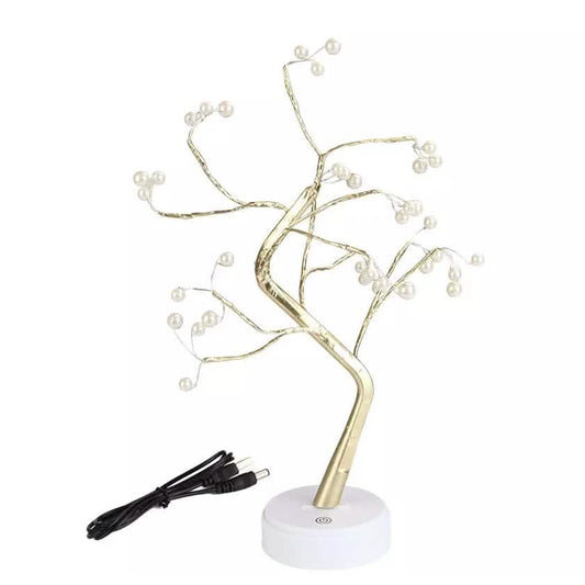 LED Artificial Twig Tree Light Tabletop Bonsai Lamp