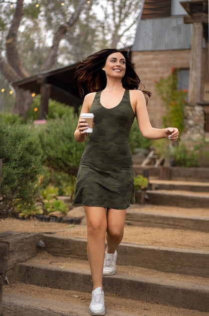 Isla Racerback Organic Cotton Sport Dress