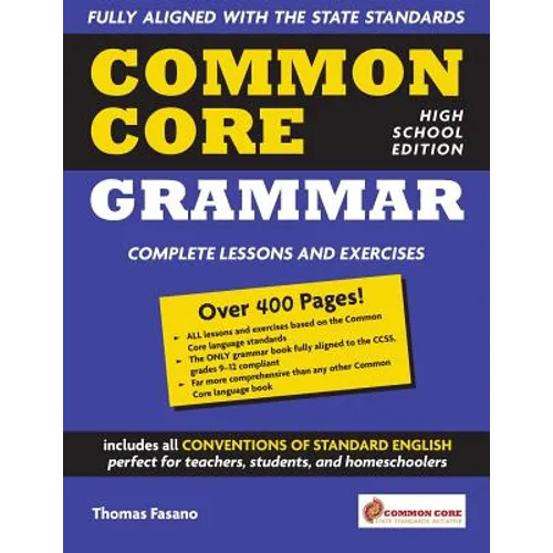 Common Core Grammar: High School Edition - Paperback