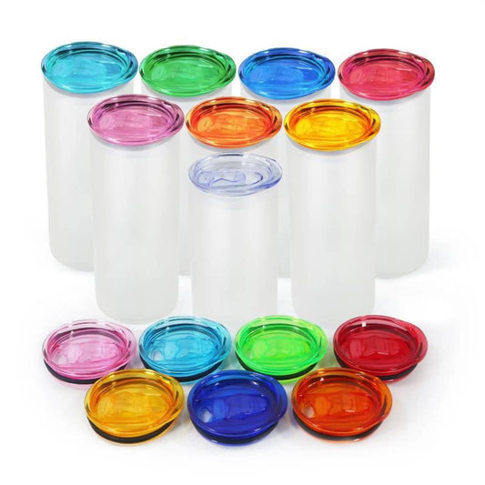 15oz, 20oz & 25oz Tumbler Lids and 25oz Glass Tumbler Lids (Multi Colors Avail)