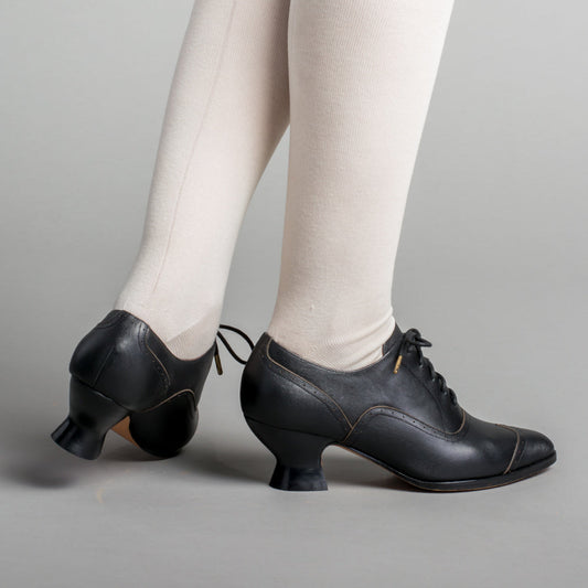 Londoner Edwardian Oxfords (Black)